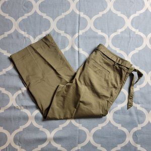 NWT LOFT dress pants capri Wide Leg